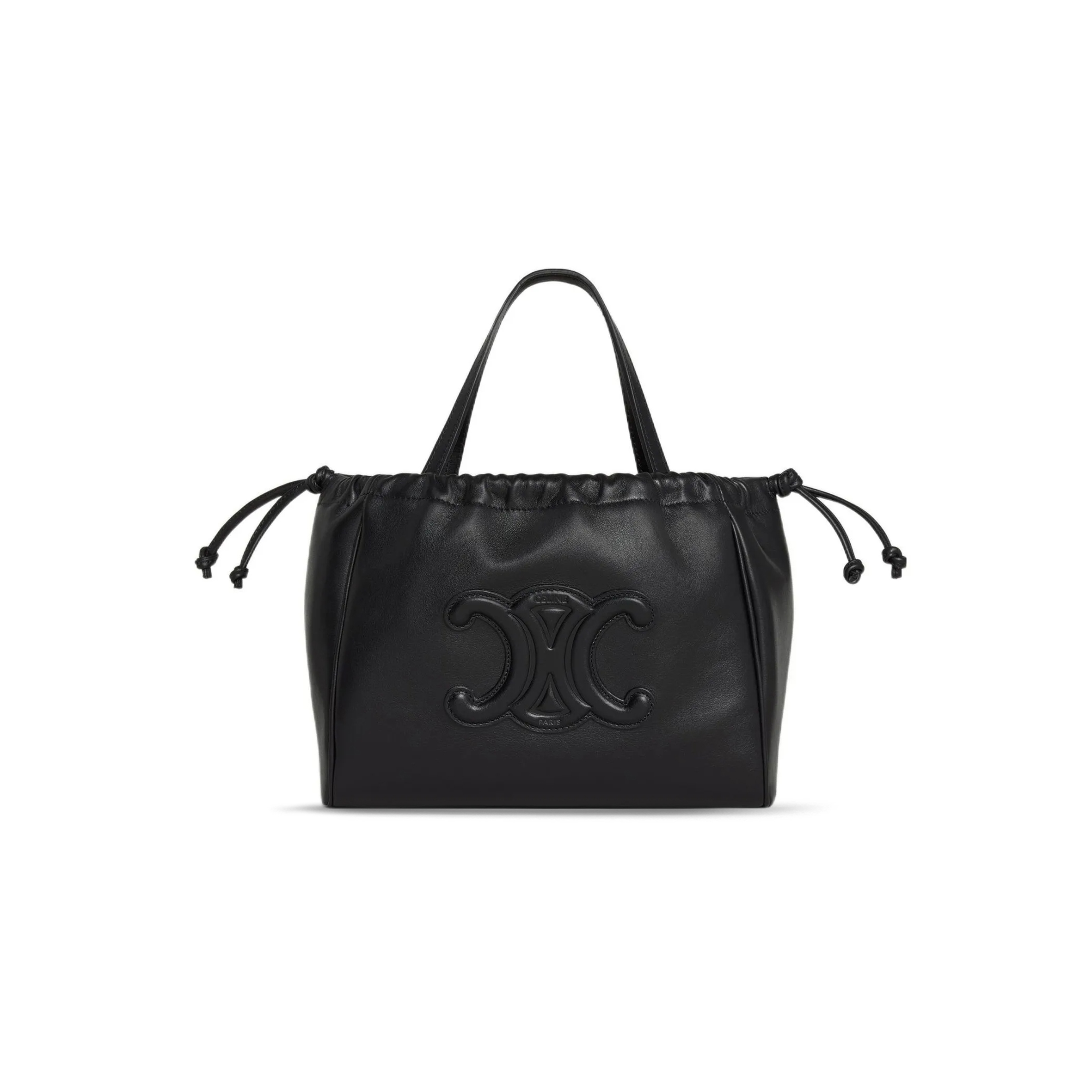 Ce**e small drawstring bag in cabas triomphe smooth cowhide 111013du3.38no (22*17*15cm)